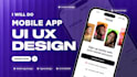 do mobile app ui ux design, website ui ux design, mobile app design in figma