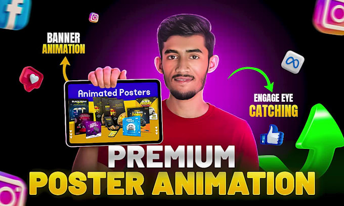 design and animate flyer, banner, poster animation  and ad banner animation