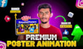 design and animate flyer, banner, poster animation  and ad banner animation
