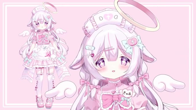 design and rig high quality live 2d vtuber model 2d vtuber model vtuber rigging