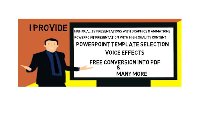 create a professional powerpoint presentation with content