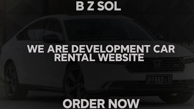 make car rental booking website in 24 hours