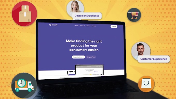 create a saas explainer video, app demo, software explainer
