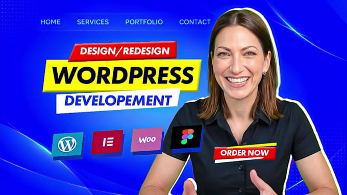 do wordpress website development, design or redesign wordpress blog website
