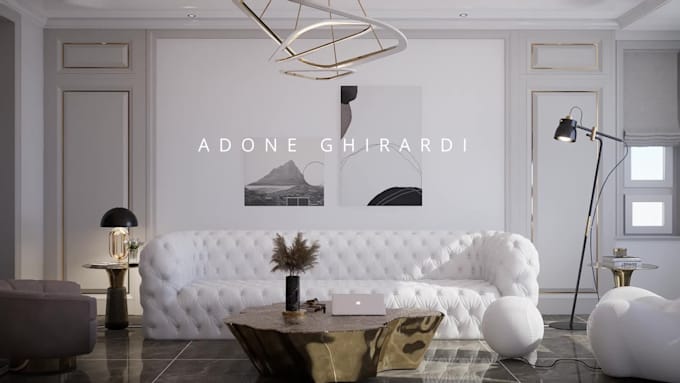 interior design bespoke residential projects with 3d rendering
