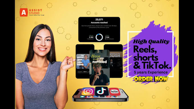 Create viral short form video edits for tiktok and ig reels by Piyushy ...