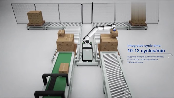 do 3d industrial animation 3d mechanical, technical robotic assembly video