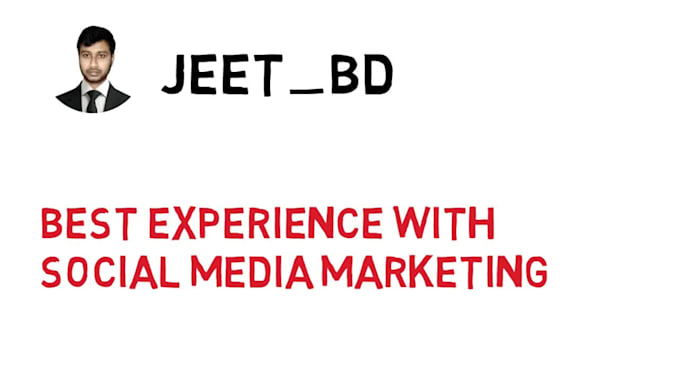 be your social media marketing manager and content creator