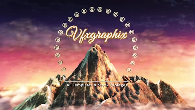 do 3d logo animation in paramount pictures style