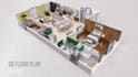 make walkthrough, 3d floor plan, interior exterior rendering