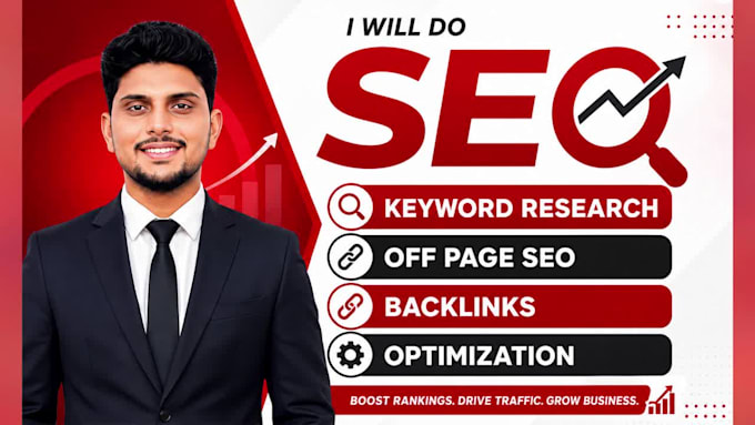 do SEO keyword research, off page, backlinks and optimization
