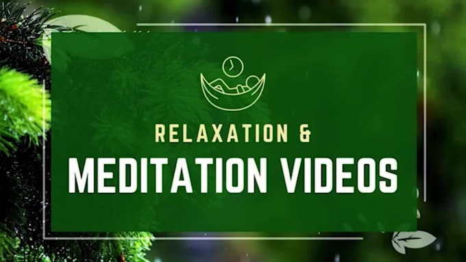 create guided meditation videos for sleep and  relaxation