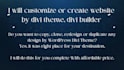 customize or create website by divi theme, divi builder