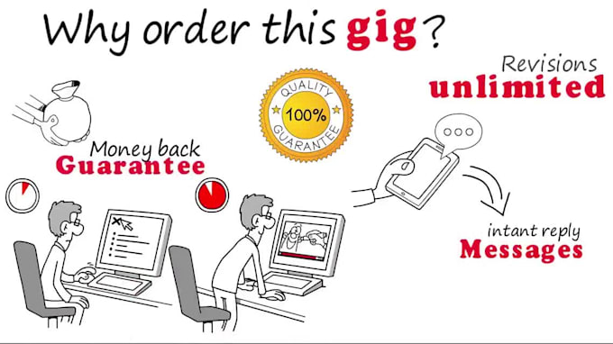 create drawing whiteboard animation explainer video