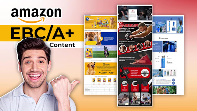 create amazon a plus content, ebc design for enhanced brand content