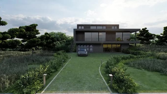 create house exterior, landscapes and renovations