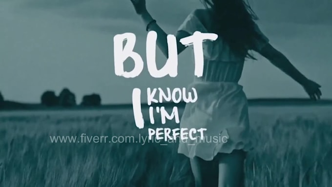 make animated lyric video for your song in fast way