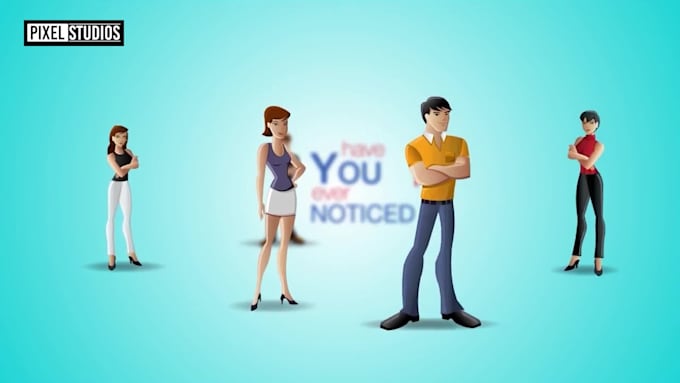 produce a creative 2d animated explainer video for you