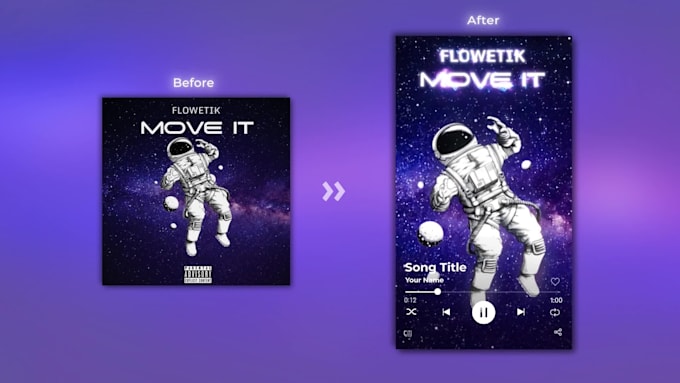 animate your album or single cover for spotify canvas
