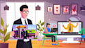 create 2d animated explainer video, marketing video ads