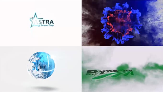 create 10 logo intro animations