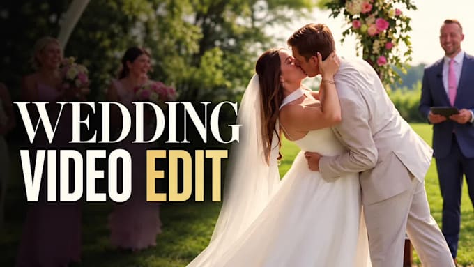 do wedding video editing for highlights and teasers