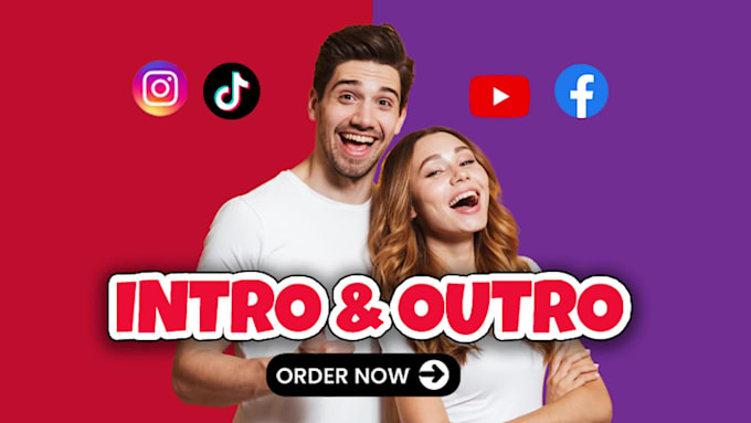 create a unique youtube intro and outro video for you