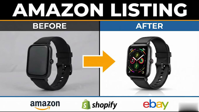 amazon product photography and editing