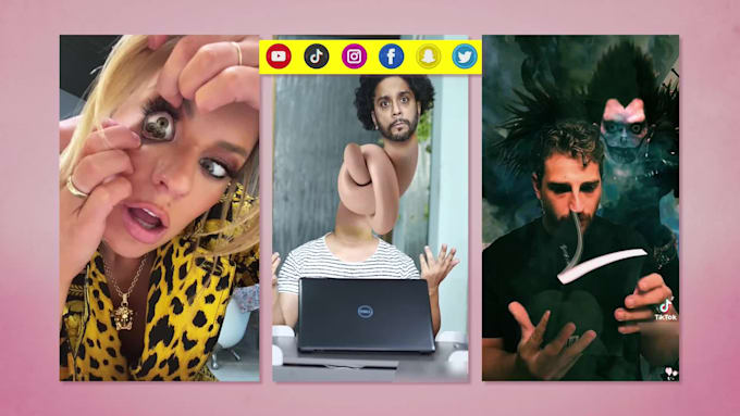 edit viral social media videos with trending special effects