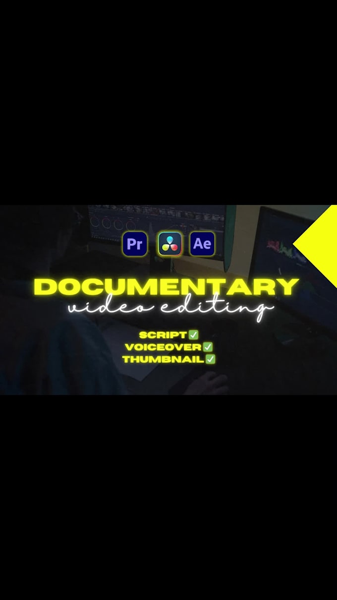 professionally edit documentary, history and youtube videos