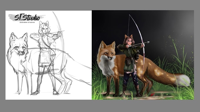 do realistic character design, fantasy art, concept art