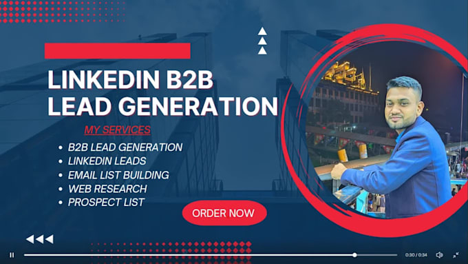 do b2b lead generation and build the verified emails list