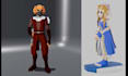 model and rig stylized 3d lowpoly character for video game assets animation npc