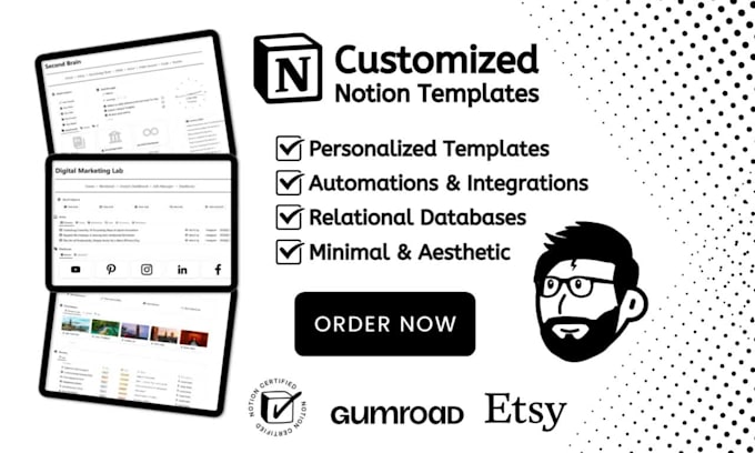 build an advanced notion template tailored to your needs