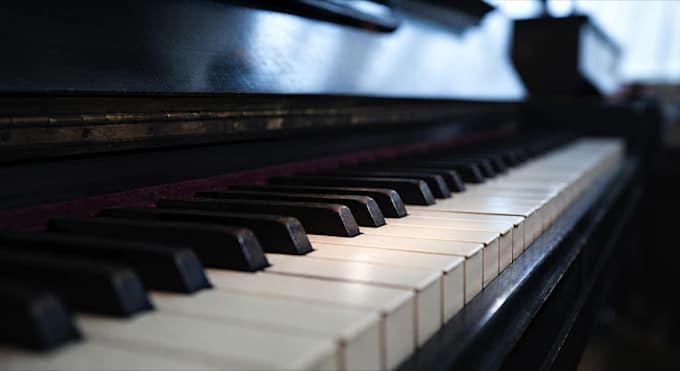produce meditation music on the piano