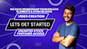 do video creation with stock footage and youtube video edit