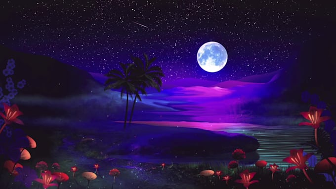 make meditation and relaxing music video loop