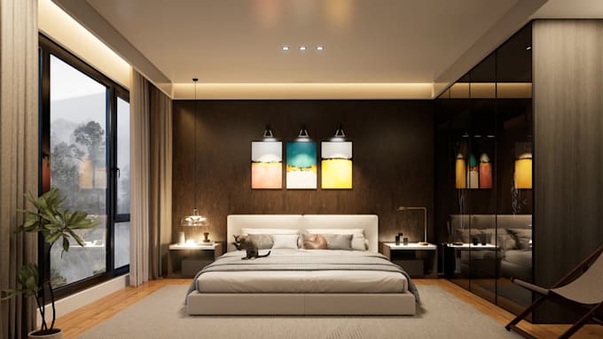 create realistic interior design, render and animation