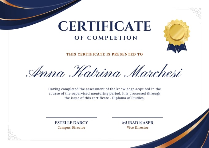 Free Printable Customizable Course Certificate Templates Off