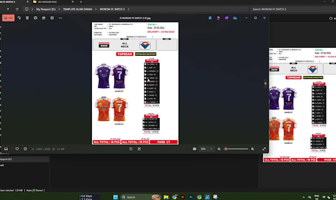 do sports jersey design with size grading and sublimation production setup