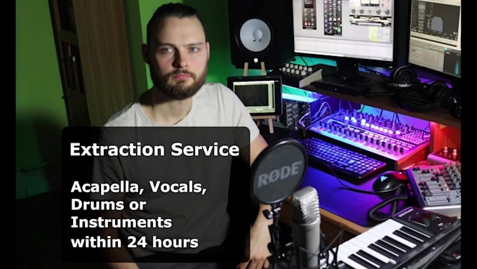 extract, isolate or remove drums or vocals