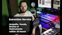 extract, isolate or remove drums or vocals