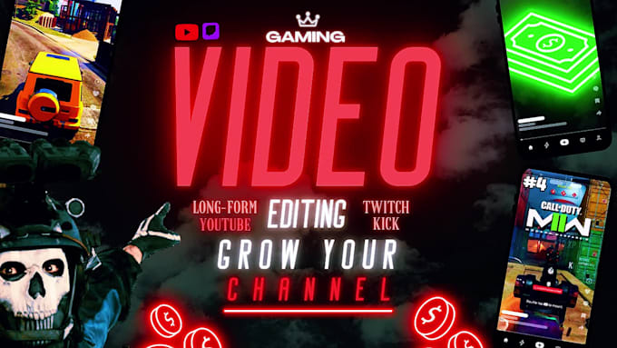 edit your twitch vods or videos into funny and energetic videos