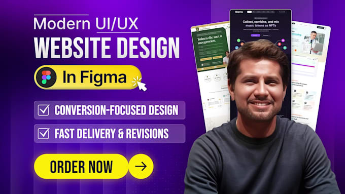 do figma website design and website UI UX design