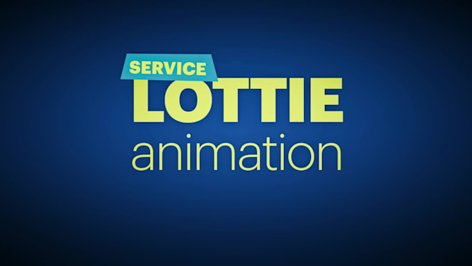 create json lottie animation for your web or app