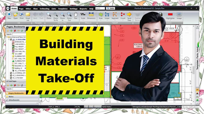 do quantity surveying, material cost estimation and takeoff