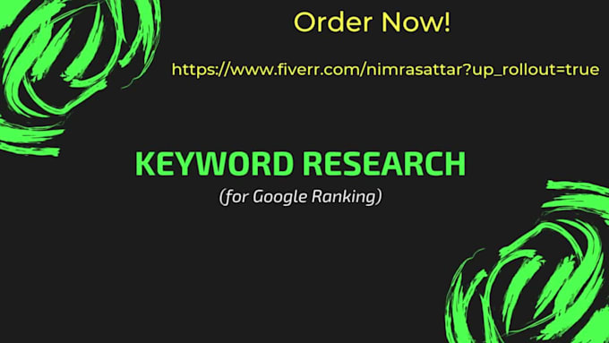 do keyword research and competitor analysis for google ranking