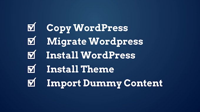 install and setup wordpress theme within 1 hour