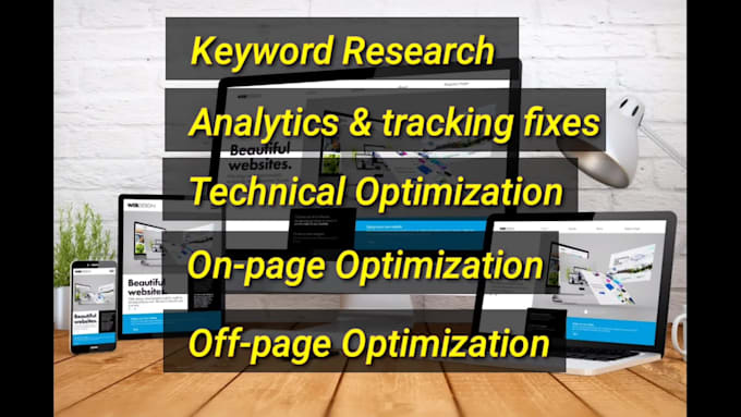 provide complete website SEO or website optimization
