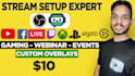 setup obs streamlabs for youtube, facebook, twitch streaming